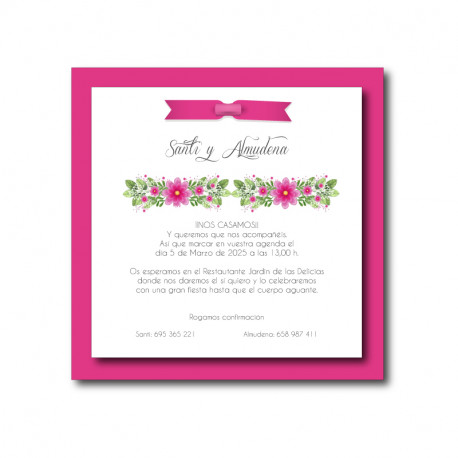 Invitación de boda