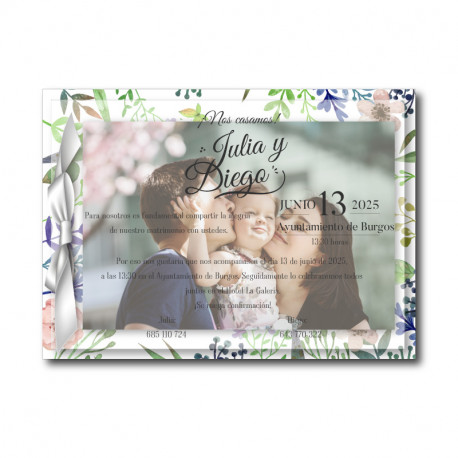 Invitación de boda